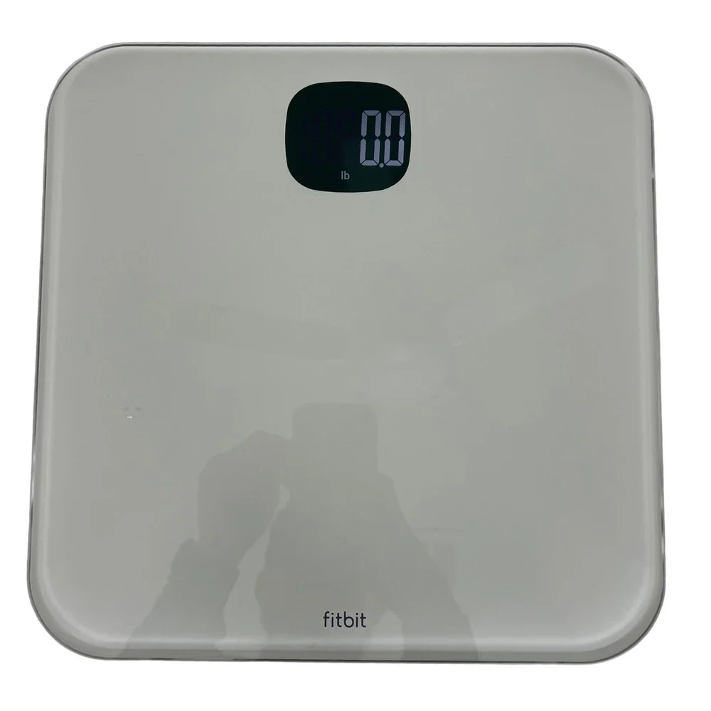 Fitbit FB203 Body Scale‎ Digital Weight Scale White Glass Top